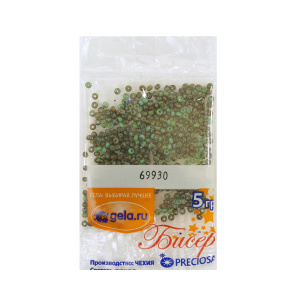 Бисер №10, 5 г., цвет 69930. Арт G 69930