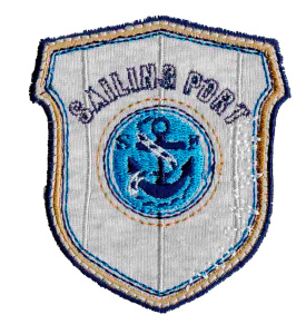 Термоаппликация HKM "Парусный порт". Арт 34634/1SB