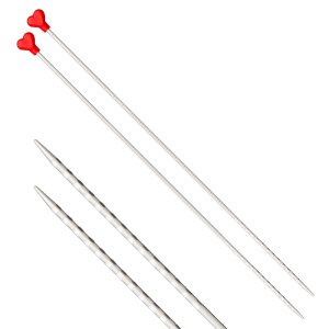 Спицы, прямые, алюминий, с квадратным кончиком addiNovel №3,5, 35 см. Арт 217-7/3.5-35