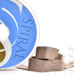 Косая бейка хлопок, 20 мм, 20 м, цвет 66, серо-бежевый. Арт 6598-20мм-66