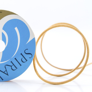 Шнур атласный мини-рулон, 2 мм, 4,5 м, цвет 54, золотистый. Арт P00462-2мм-54           