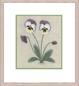 Набор для вышивания "PENSEE" (Анютины глазки). Арт 1517