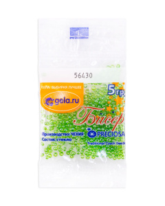 Бисер №10, 5 г., цвет 56430. Арт G 56430
