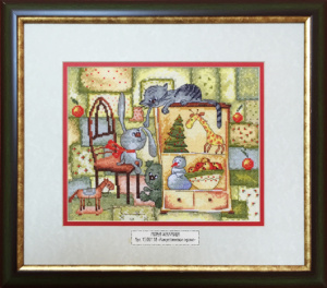 Вышитая картина "Рождественское одеяло". Арт Модель 15.001.18