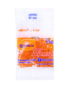 Бисер Preciosa №10, 5 г., цвет №54250 зеленый непрозрачный. Арт G 97030