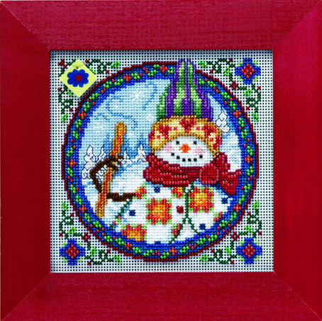Набор для вышивания "Северный снеговик". Арт JS149101