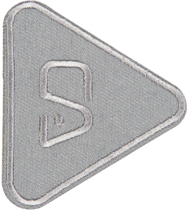 Термоаппликация "Треугольник (темно - серый)". Арт 38629_8