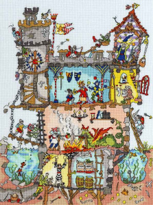 Набор для вышивания "Castle" (Замок). Арт XCT19