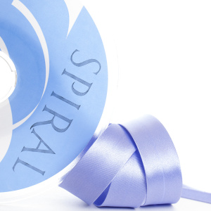 Косая бейка атласная 20 мм, 25 м, цвет 08, сиреневый. Арт 6260-20мм-08            