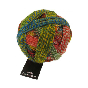 Пряжа Crazy Zauberball, 75% шерсть, 25% полиамид, 100 г, 420 м. Арт 1153-1701