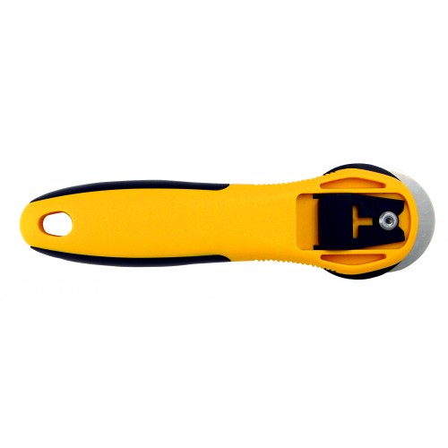 Дисковый нож с эргономичной ручкой, диаметр 45 мм, цвет желтый. Арт RTY-2/NS                