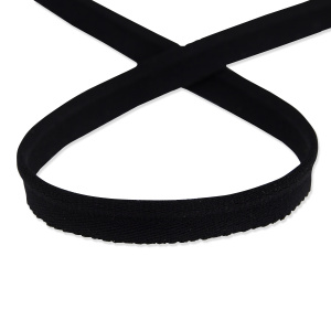 Резинка окантовочная, цвет черный. Арт VE/0002
