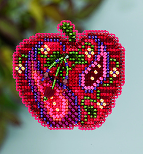 Набор для вышивания бисером "Яблоко". Арт MH183202               
