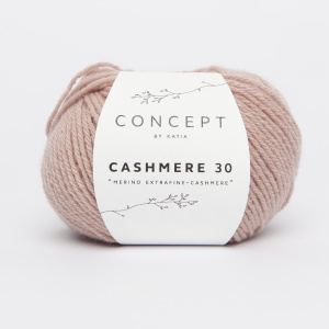 Пряжа Cashmere 30, 70% шерсть, 30% кашемир, 25 г, 94 м. Арт 979.205