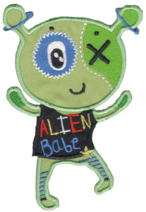 Термоаппликация HKM "Детёныш пришельца". Арт 31665/1SB