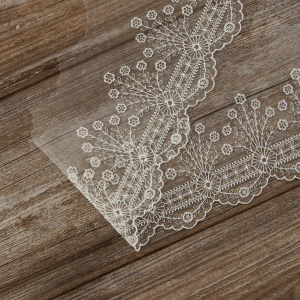 Кружево-вышивка на тюле, 50 мм. Арт 42238/00
