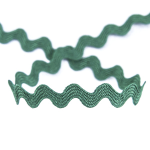 Тесьма PEGA тип вьюнчик, темно-зеленый, 6,4 мм. Арт 841510421A7801