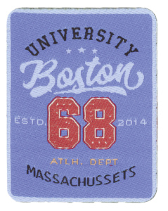 Термоаппликация "Университет Бостон 68". Арт 090802