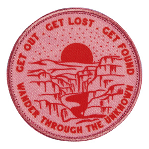 Термоаппликация "Убирайся, заблудись, найди". Арт 39388