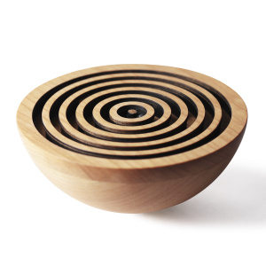 Головоломка-лабиринт дизайнерская NAEF CLASSIC "Sphaera" 6+, темное дерево, 12,5 х 5,5 см. Арт 9719