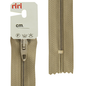 Молния Meras, спираль, неразъёмная, 4 мм, 20 см, цвет 2814, зелено-бежевый. Арт 2528976/20/2814