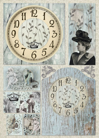 Карта для декупажа "Соната". Арт DFG392                  