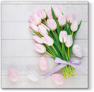 Салфетки трехслойные для декупажа, коллекция "Lunch"  PAW Decor Collection "Нежная Пасха". Арт SDL120608