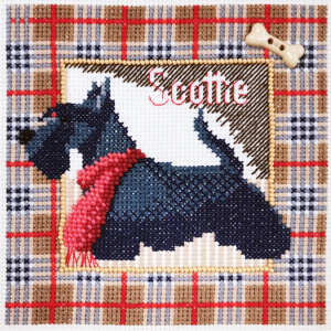 Набор для вышивания "Скотч терьер". Арт 13.003.19