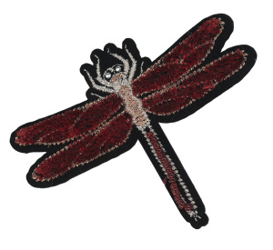 Термоаппликация с эффектом шенилл "Стрекоза". Арт 36008/1SB