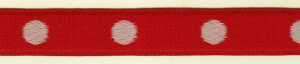 Репсовая лента, 18 мм, цвет красный. Арт 550/03