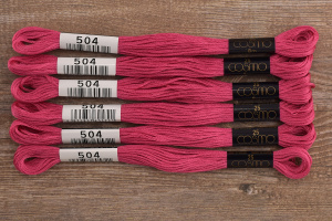 Мулине COSMO однотонный цвет  504       . Арт 25-6/504       