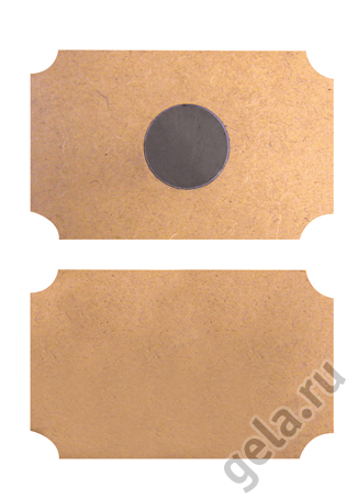 Магнит прямоугольный (заготовка). Арт KF172                   