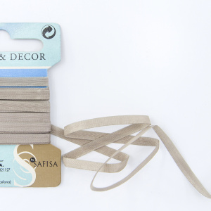 Лента для вышивания SAFISA на блистере, 4 мм, 5 м, цвет 67, серый. Арт P111-4мм-67             