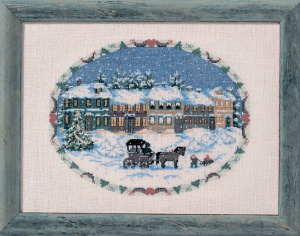 Набор для вышивания "Зимний город". Арт 84621