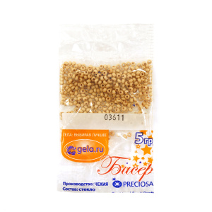Бисер №10, 5 г., цвет 03611. Арт G 03611