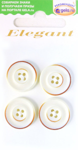 Пуговицы ELEGANT. Арт 11394-18-00HV2/4