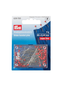 Булавки для закалывания с круглыми головками, красные 5 г 35 мм. Арт 136-0029700-040000