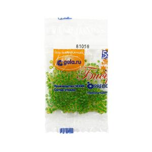 Бисер №10, 5 г., цвет 81058. Арт G 81058