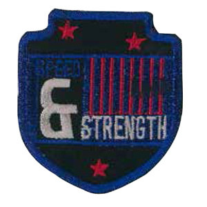 Термоаппликация HKM "Speed & Strength". Арт 32662/1SB