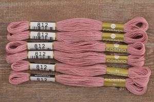 Мулине COSMO однотонный цвет  812       . Арт 25-6/812       