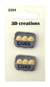 Пуговицы "3D Creations" Eggs. Арт 5354                    