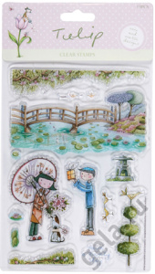 Набор прозрачных штампов "Восточный сад", TULIP, 13 шт. Арт TLP907102               