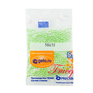 Бисер №10, 5 г., цвет 58410. Арт G 58410