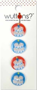 Пуговицы Wuttons "Birthday Print Sm". Арт 640005732