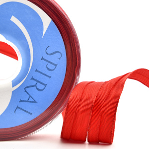 Лента репсовая SAFISA, 15мм, 25м, цвет 14, красный. Арт 452-15мм-14             