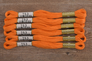 Мулине COSMO однотонный цвет  753       . Арт 25-6/753       