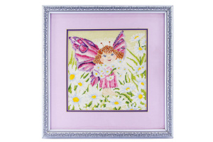 Вышитая картина "Цветочный эльф". Арт Модель 07.006.01