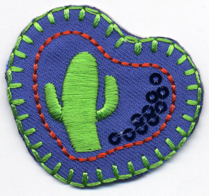 Термоаппликация HKM "Мексиканское сердце". Арт 32510/1SB