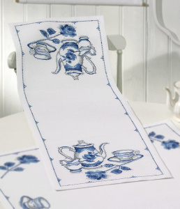 Набор для вышивания дорожки "Фарфор". Арт 75-2771                 