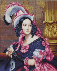 Набор для вышивания "Маскарад" по картине Жозефа Дезирe Кура. Арт 06.001.10               